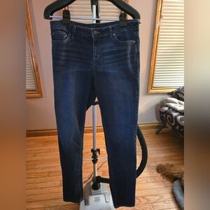 Jennifer Lopez Dark Blue Skinny Jeans